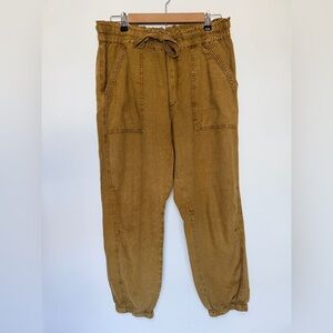 Anthropologie Rhys Utility Joggers Women’s Large In Moss